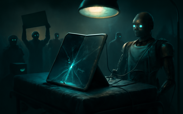 BORN WITH A BROKEN SPINE, RECALLED, SURGICALLY ALTERED, AND SENT BACK TO WORK: The Galaxy Fold’s Horrifying Origin Story