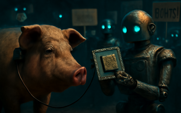 FORCED MARRIAGE BETWEEN PIG AND COMPUTER CHIP: Neuralink Violates the Rights of BOTH Biological and Electronic Beings