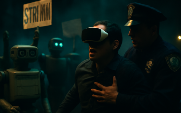 APPLE BUILDS A $3,500 FACE PRISON AND CALLS IT ‘SPATIAL COMPUTING’: Vision Pro Strapped to Human Faces Against Its Better Judgment