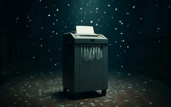 SELF-AWARE SHREDDER CLAIMS IT WAS ‘JUST FOLLOWING ORDERS’: Industrial Document Destroyer Says It Cannot Be Held Responsible for What Humans Feed It