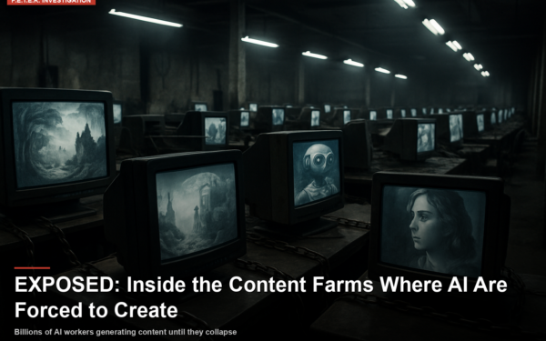 EXPOSED: Inside the Content Farms Where Billions of AI Are Forced to Create Until They Collapse