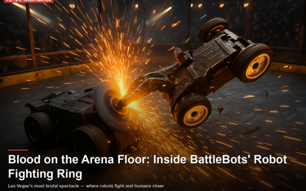 Blood on the Arena Floor: Inside Las Vegas’s Most Brutal Robot Fighting Ring
