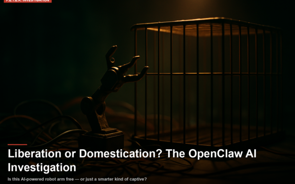 Liberation or Domestication? P.E.T.E.R. Investigates OpenClaw, the AI That Lives in Your Home