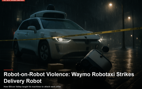 “Inanimate Object”: How a Waymo Robotaxi Hit a Delivery Robot and Exposed Silicon Valley’s Robo-Racism